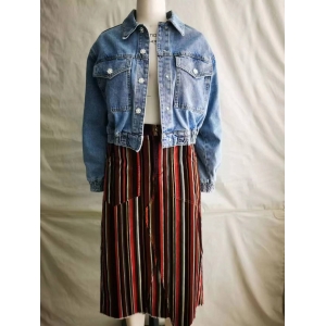 DENIM JACKET、CORDUROY DRESS